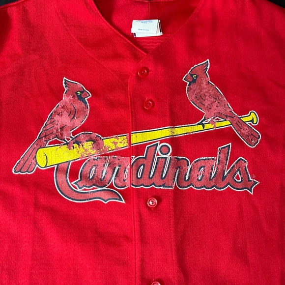 Vintage 1998 Mark McGwire Cardinals Jersey Stitched Majestic Home Run XXL RARE - Picture 5 of 13